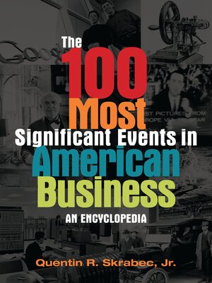 cover image of The 100 Most Significant Events in American Business